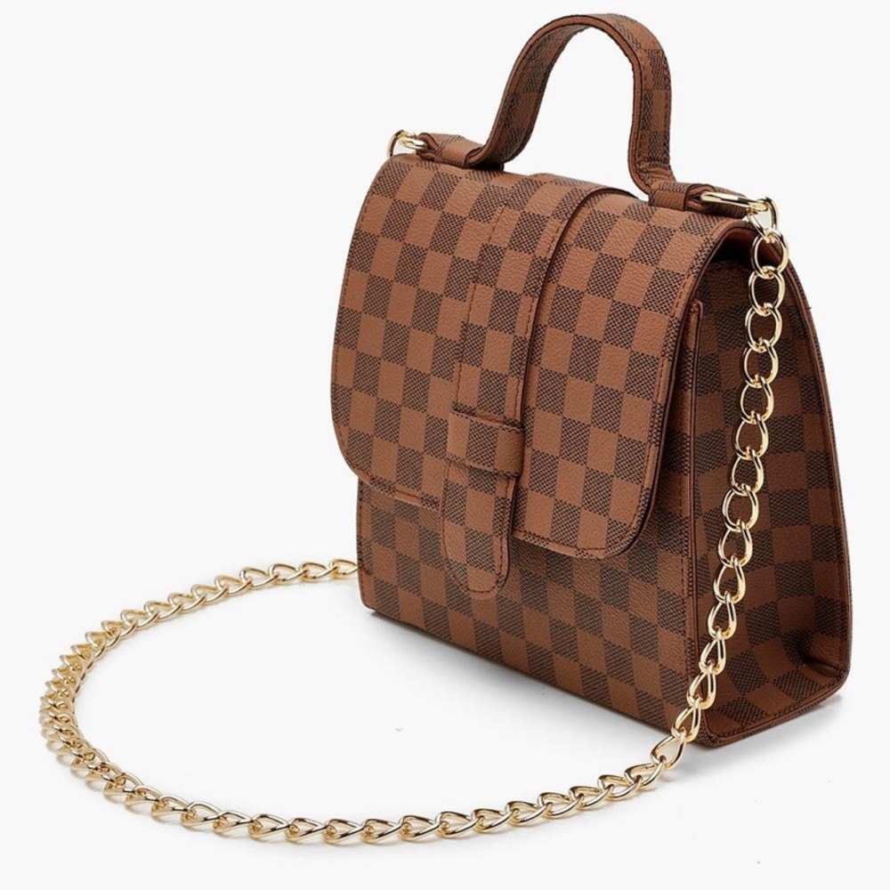 🔸 Boohoo 🔸 brown structured bag